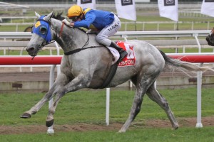 Linton winning last years Stradbroke Handicap at Eagle Farm