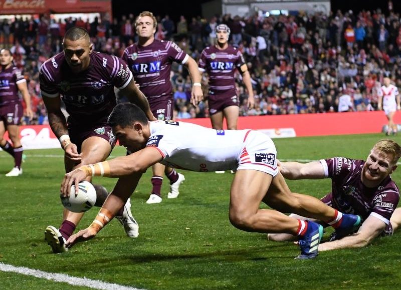 Dragons beat Manly to go top of NRL table | Sports News Australia