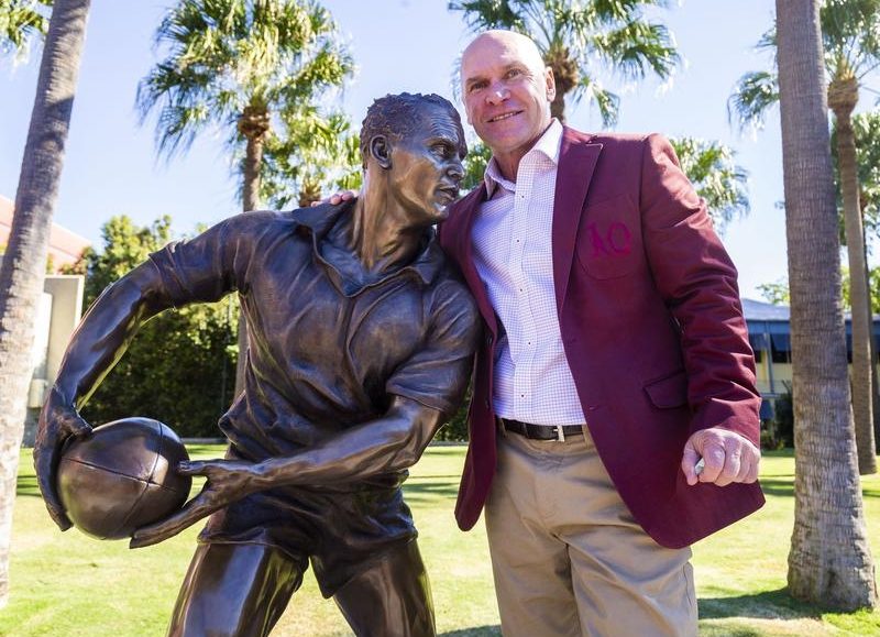 Alfie latest league statue at Suncorp Sports News Australia